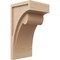 Ekena Millwork 10"W x 10"D x 20"H Wide Viola Rough Cedar Woodgrain TimberThane Corbel, Primed Tan CORUR10X10X20VIORCPR - alternate 1